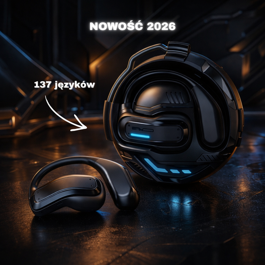 NEXMENT VERSE AI 2026 – Bezprzewodowe Słuchawki z Tłumaczeniem 137 Języków | Tryb Gaming Low Latency | Wodoodporne